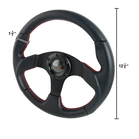Spec-D Tuning Momo Net Style Steering Wheel SW-106RS